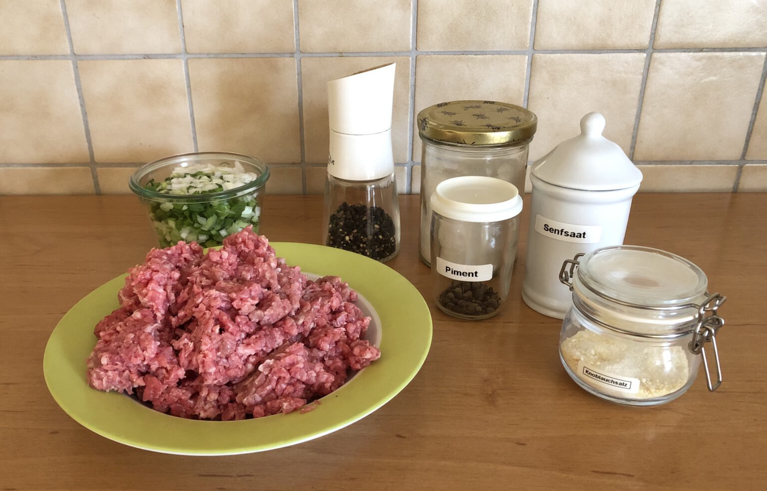 Hackfleisch im Glas – miteigenenhaenden